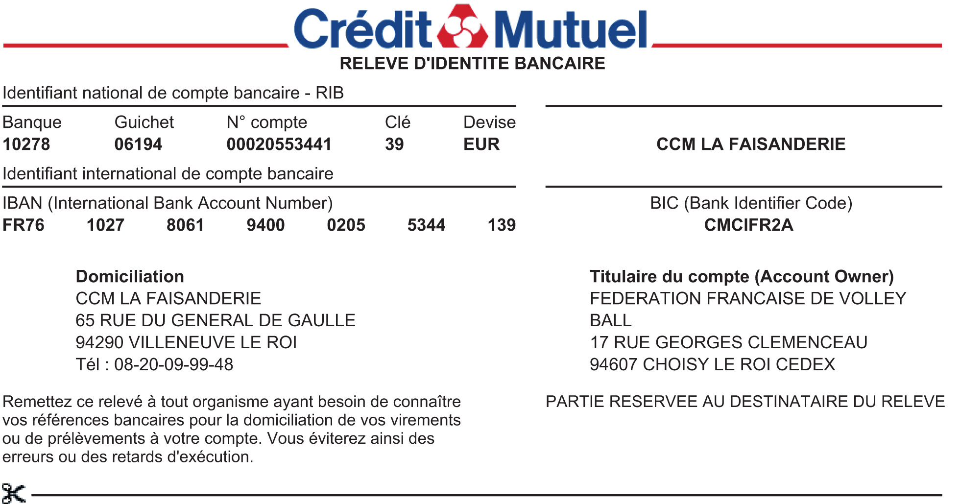 credit mutuel cheque de banque credit mutuel cheque de banque